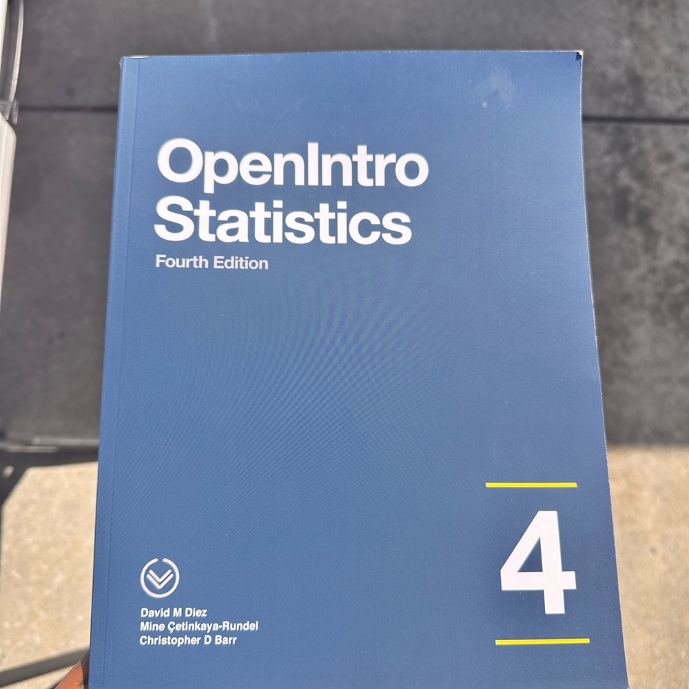 OpenIntro Statistics Fourth Edition Textbook